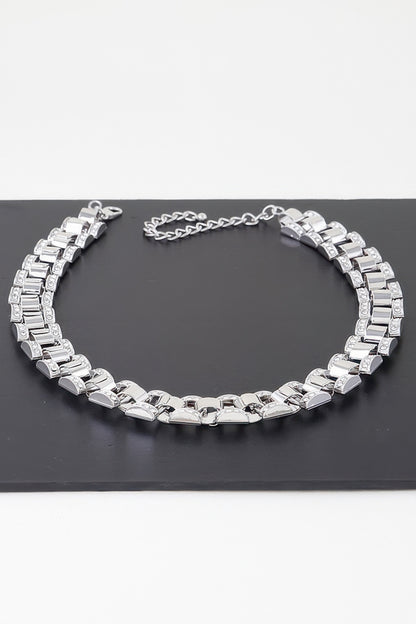 Jeweled Box Chain Necklacee