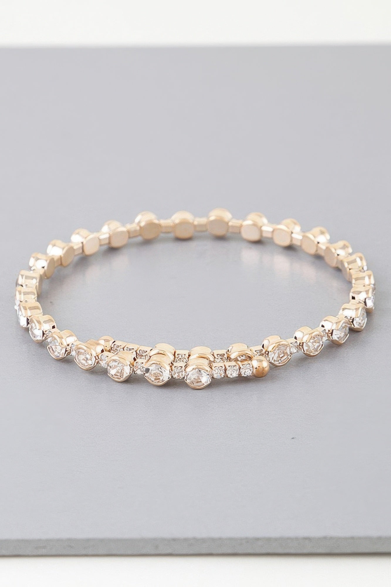 Warp Around Jeweled Bracelet