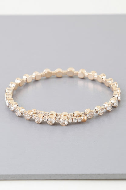 Warp Around Jeweled Bracelet