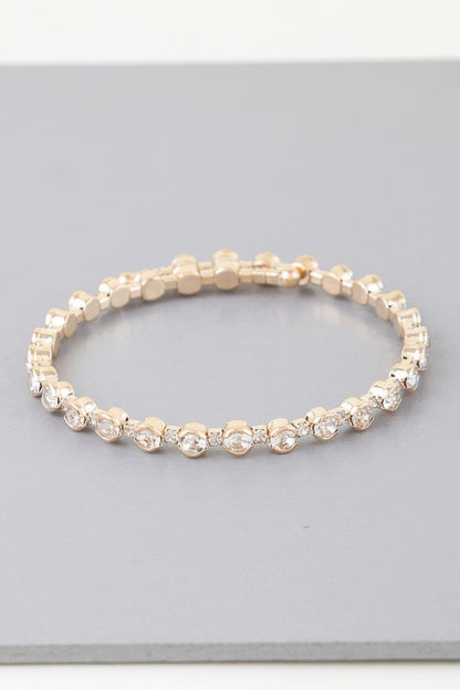Warp Around Jeweled Bracelet