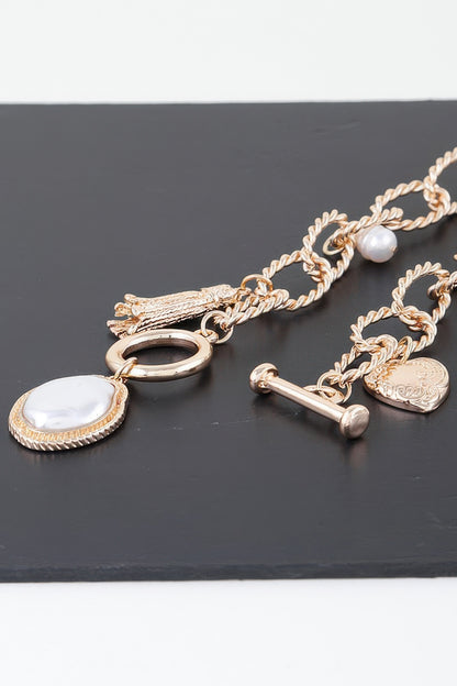 Multi Luxury Charms Chain Necklace