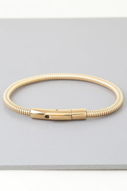 Wrapped Coil Cuff Bracelet