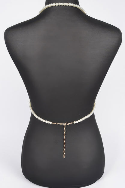 Faux Pearl Harness
