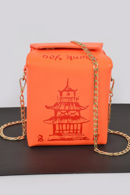 Chinese To Go Box Clutch.