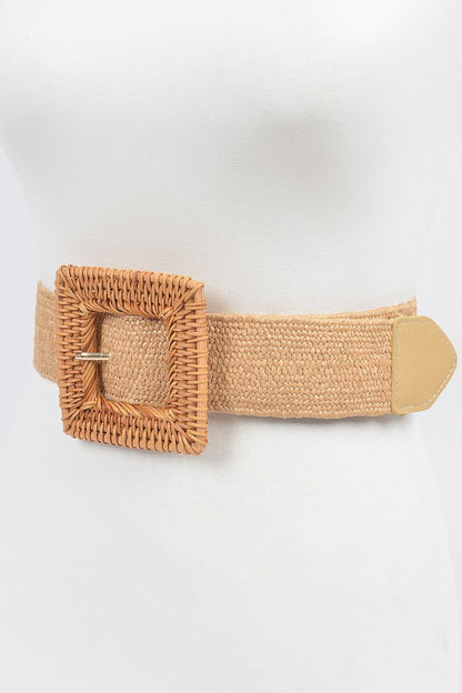 Elastic Twine Buckle Belt