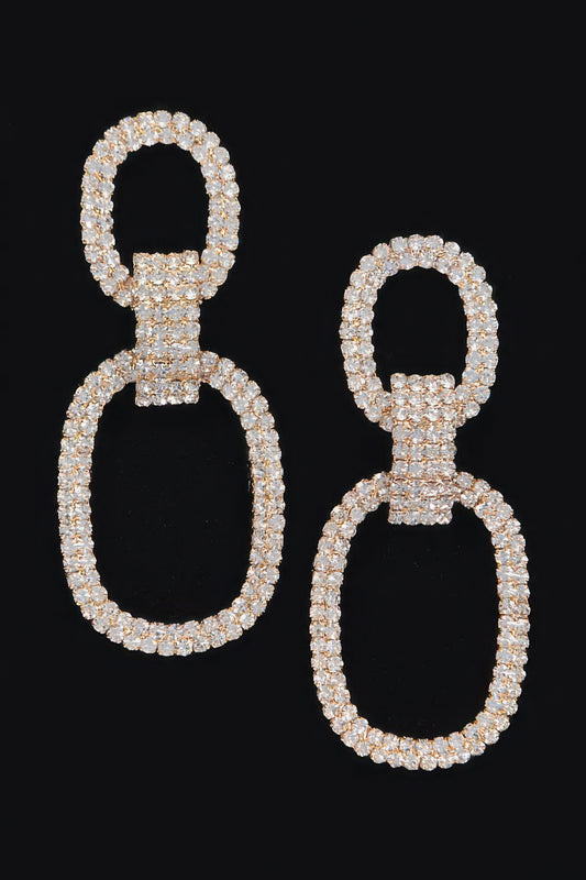 Rhinestone Daggle Earring