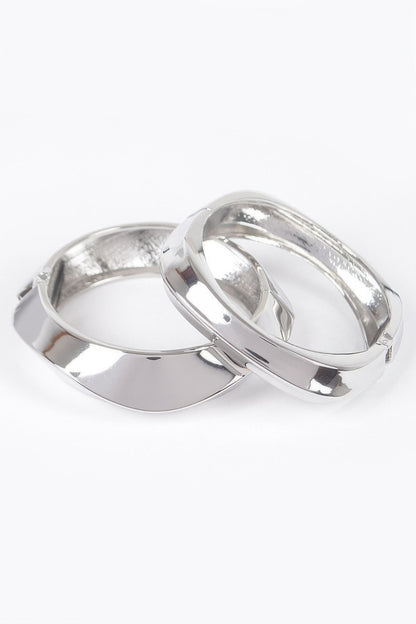Three Pieces Set Metal Bangle
