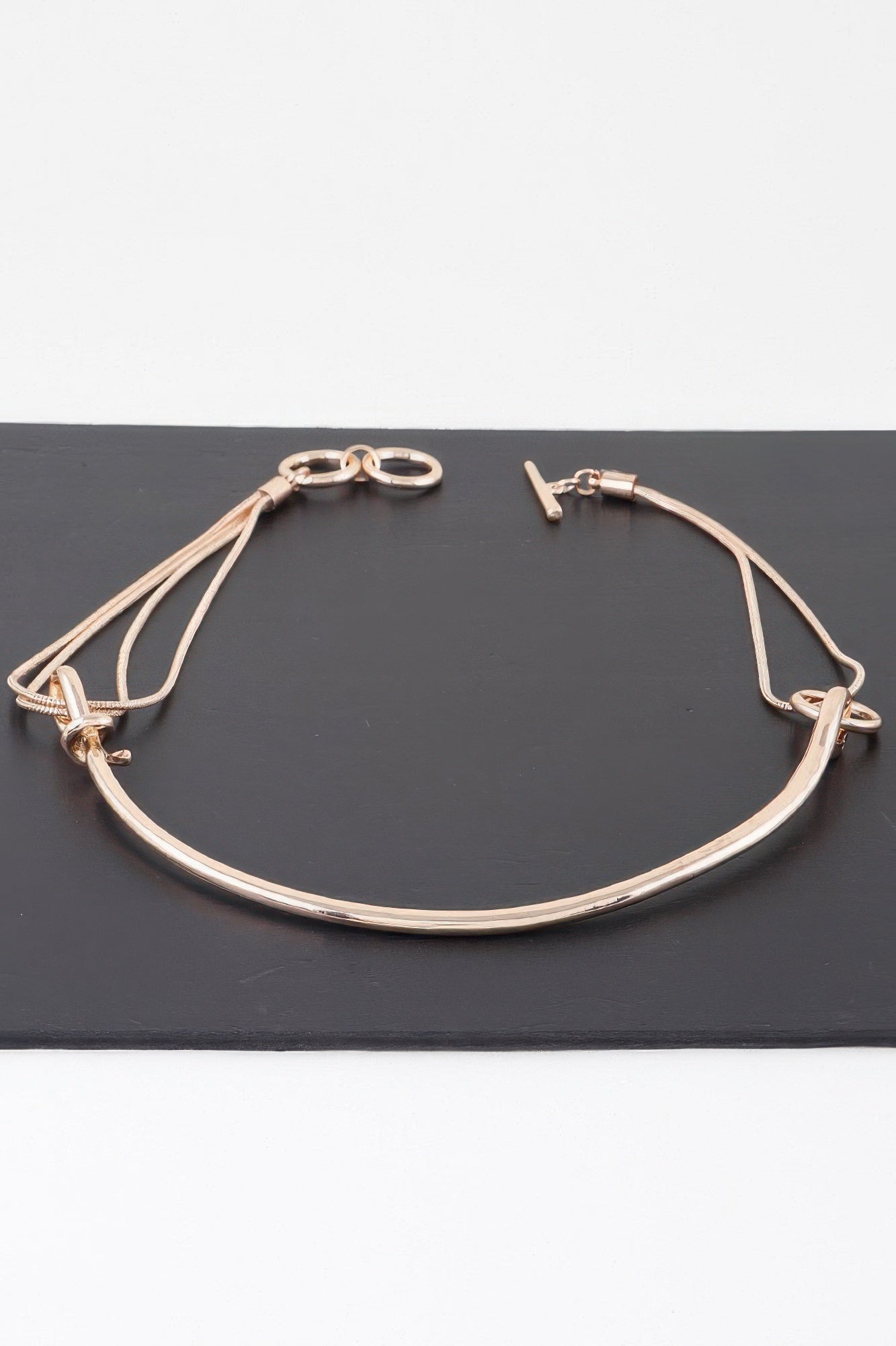 Double Toggle Rope Necklace