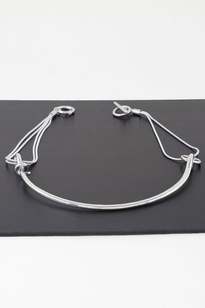 Double Toggle Rope Necklace