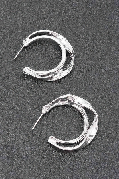 Gold Plated Metal Earring