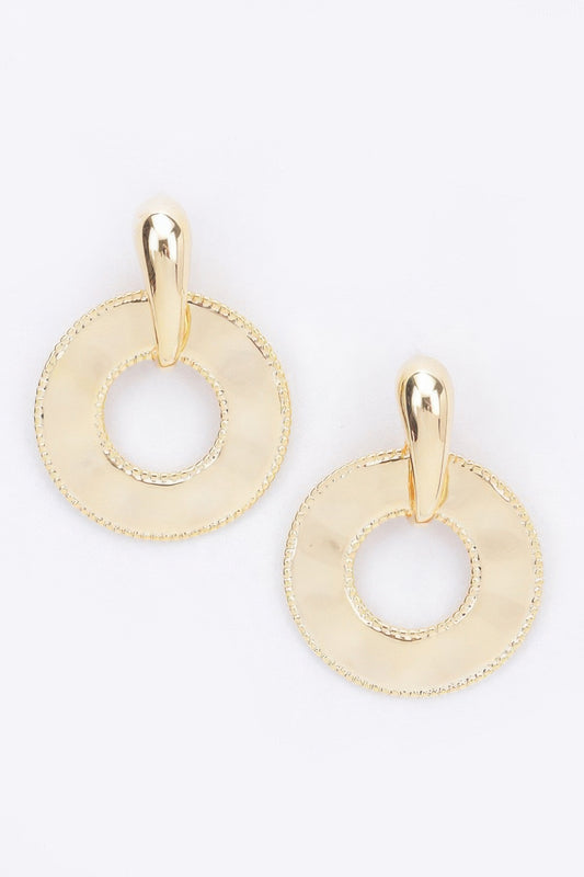 Gold Plated Metal Earring