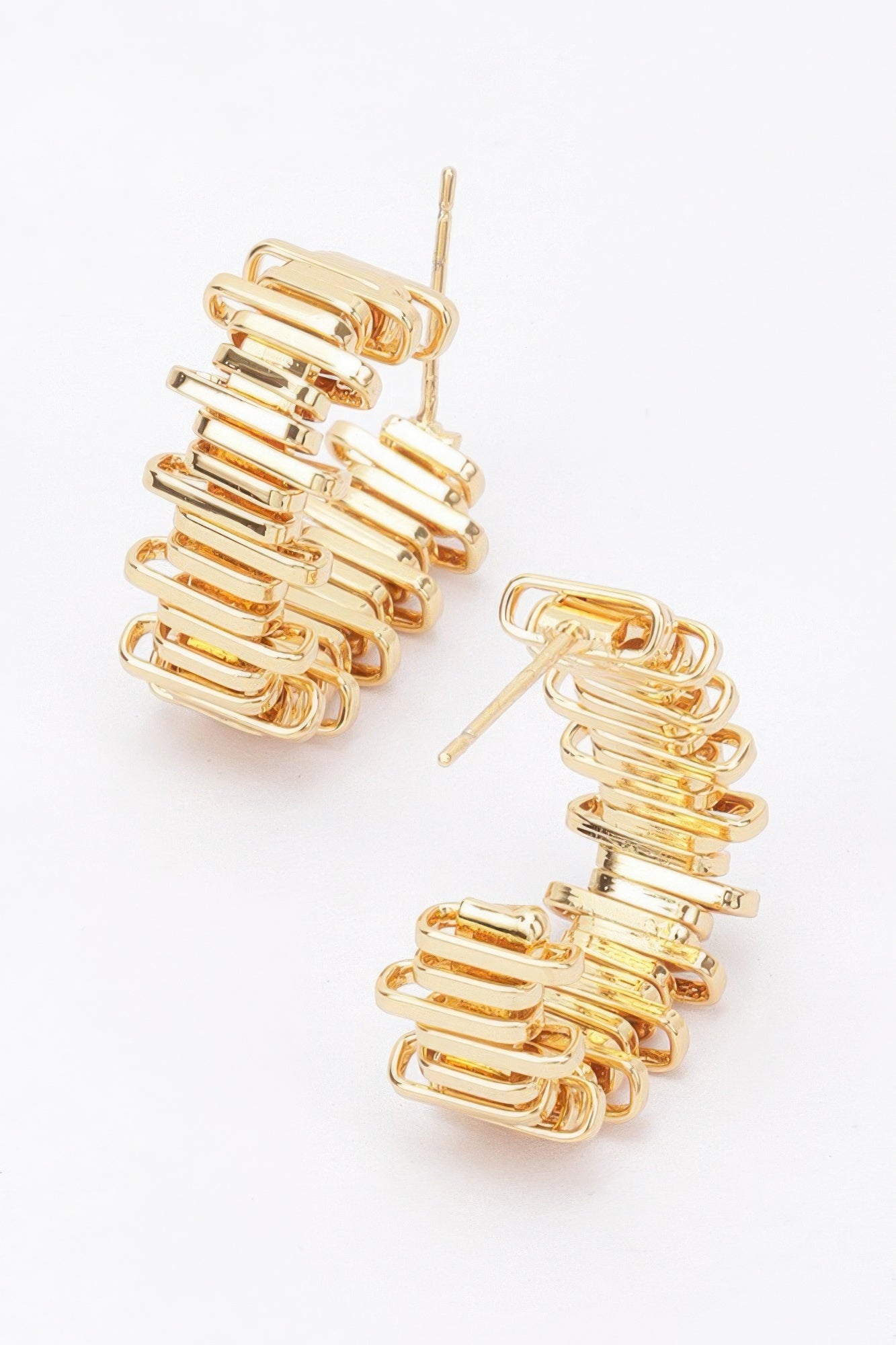 Gold Plated Metal Earring