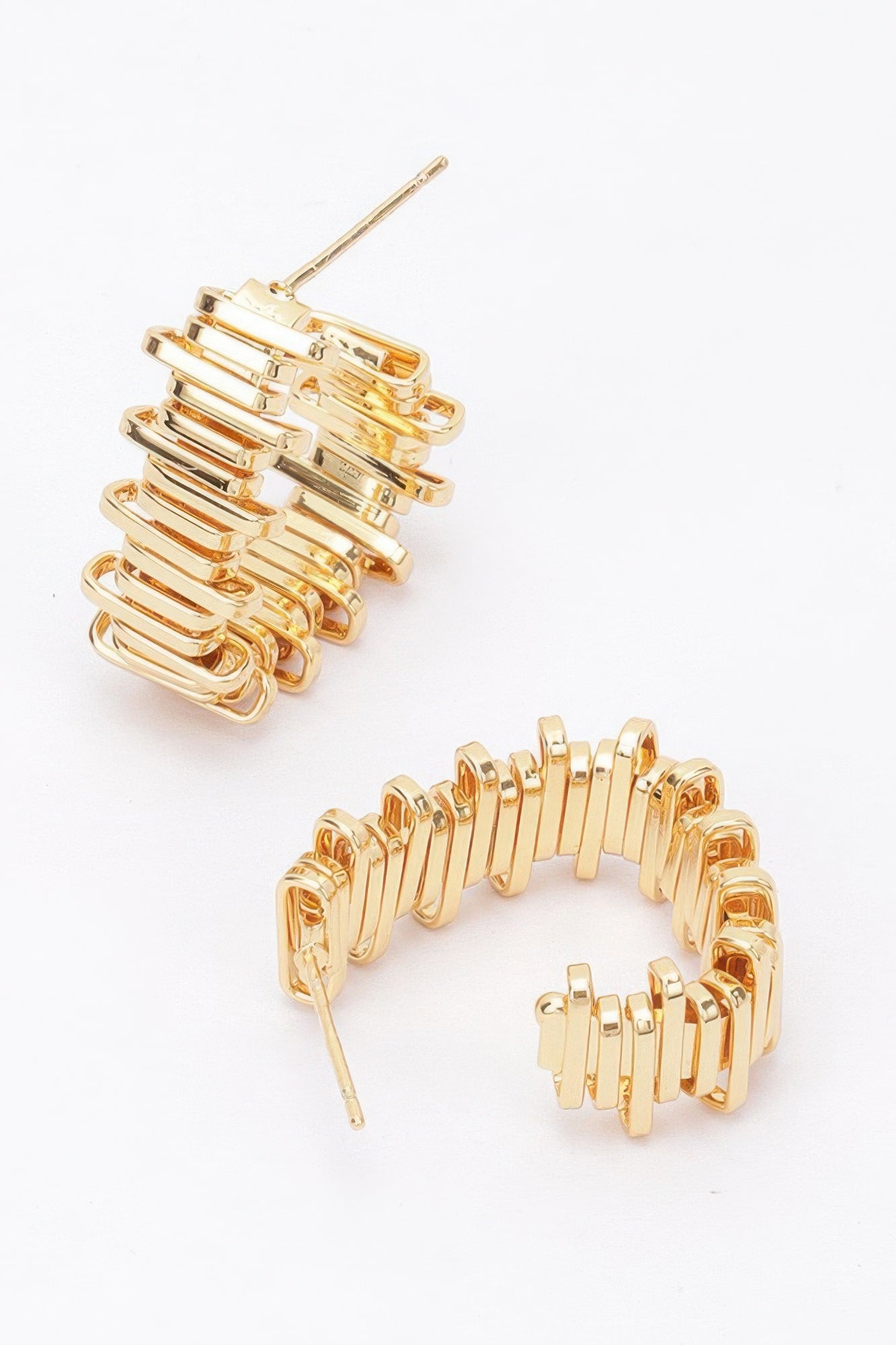 Gold Plated Metal Earring