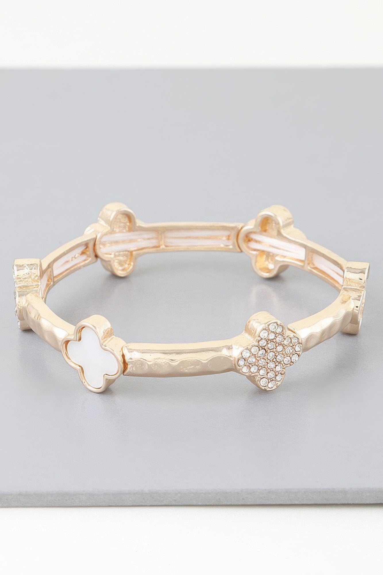 Multi Clover Charm Bracelet