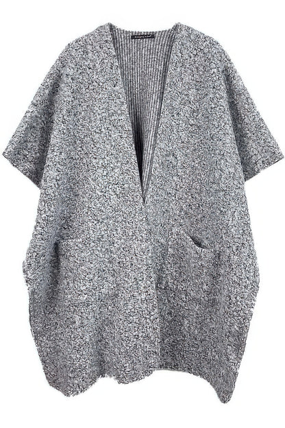 Open Front Pocket Kimono