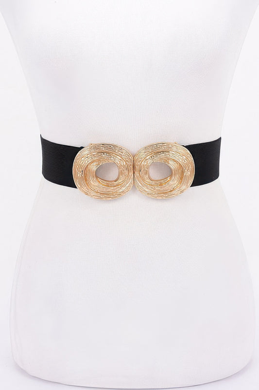 Metal Buckle Elastic Belt