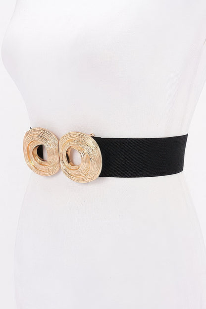 Metal Buckle Elastic Belt