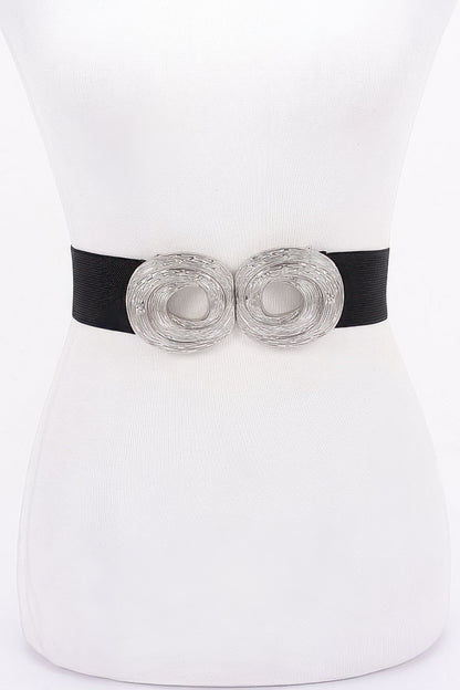 Metal Buckle Elastic Belt