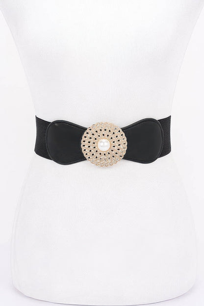 Metal Buckle Elastic Belt