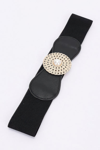Metal Buckle Elastic Belt