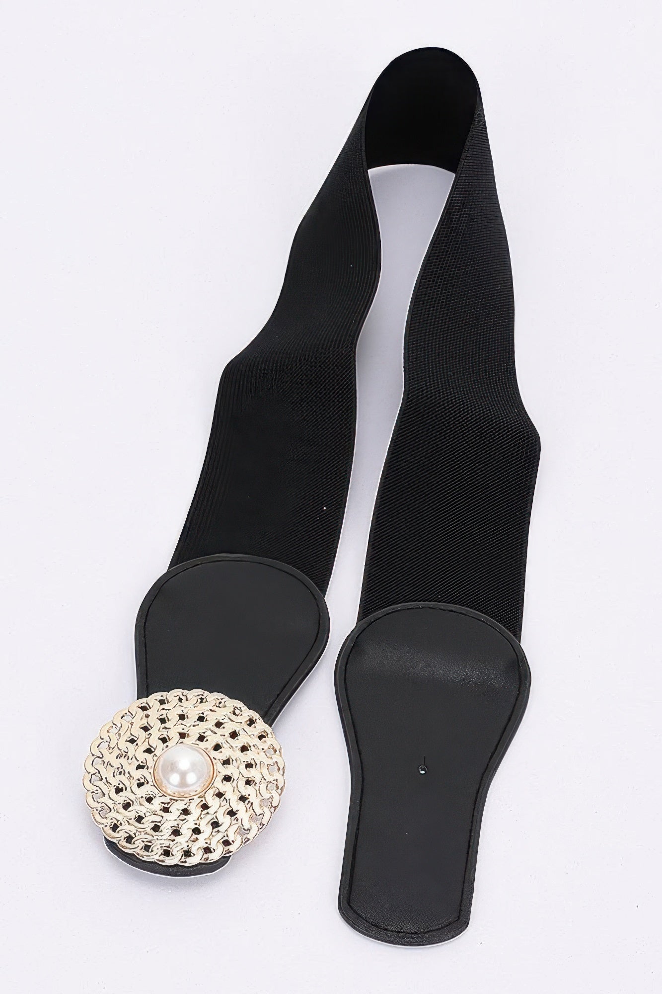 Metal Buckle Elastic Belt