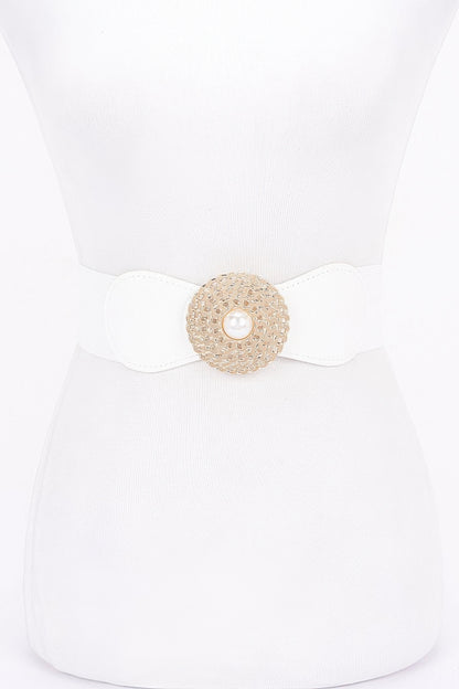 Metal Buckle Elastic Belt