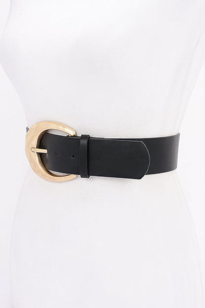 Metal Buckle Pu Belt