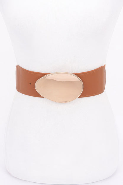 Metal Buckle Elastic Belt