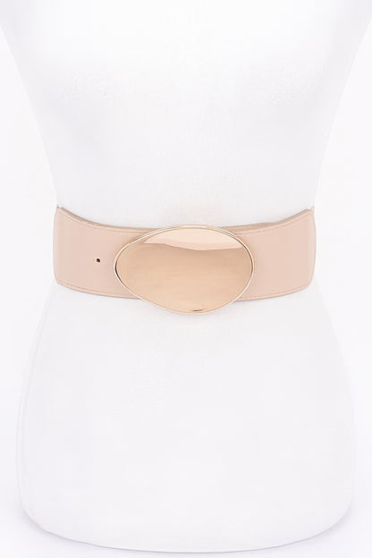 Metal Buckle Elastic Belt
