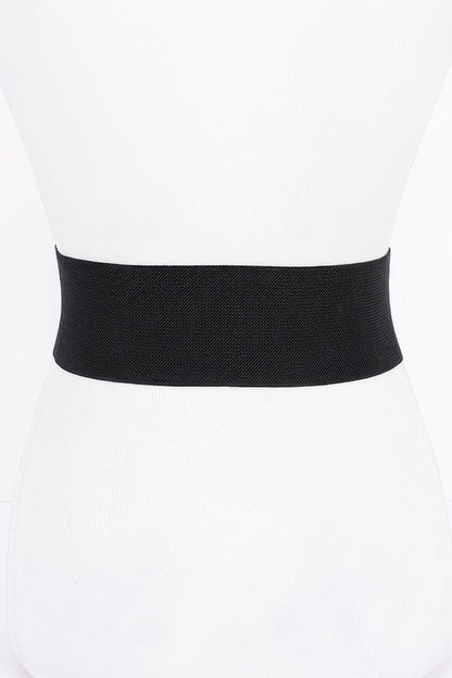 Pearl Metallic Pu Elastic Belt