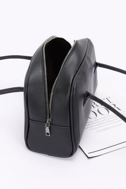 Faux Leather Sport Bag