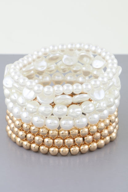 Multi Stone Beaded Bracelet