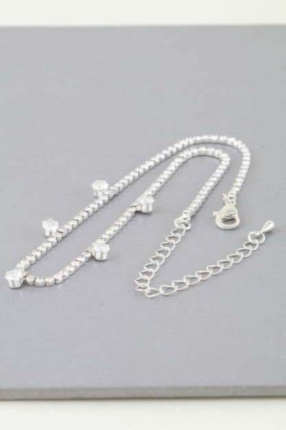 Minimal Rhinestone Choker Necklace