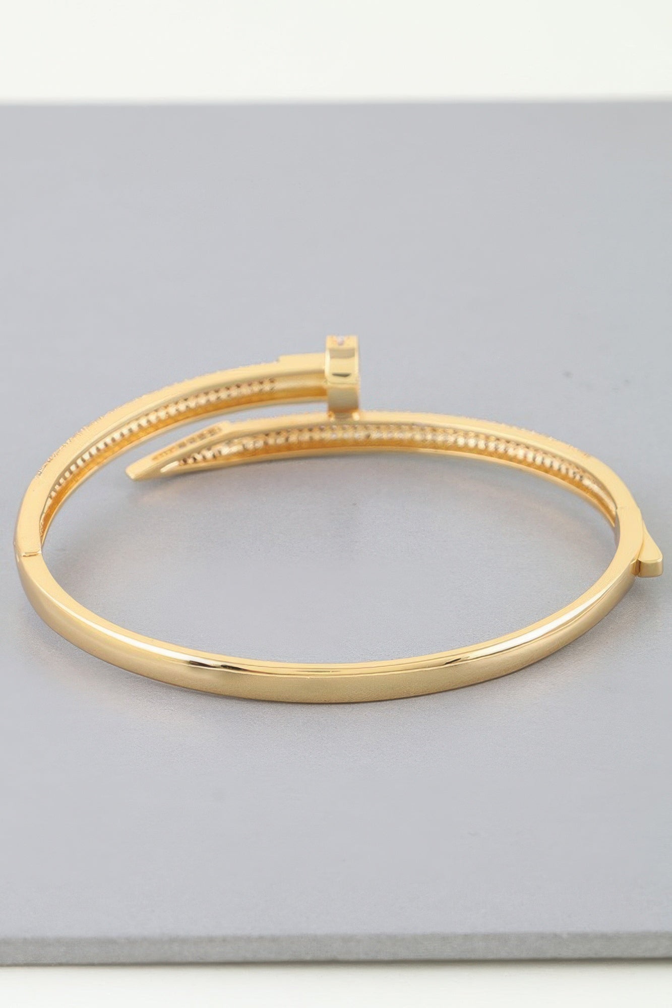 Bejeweled Sharp Nail Wrap Bracelet