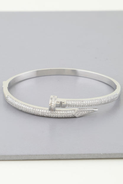 Bejeweled Sharp Nail Wrap Bracelet