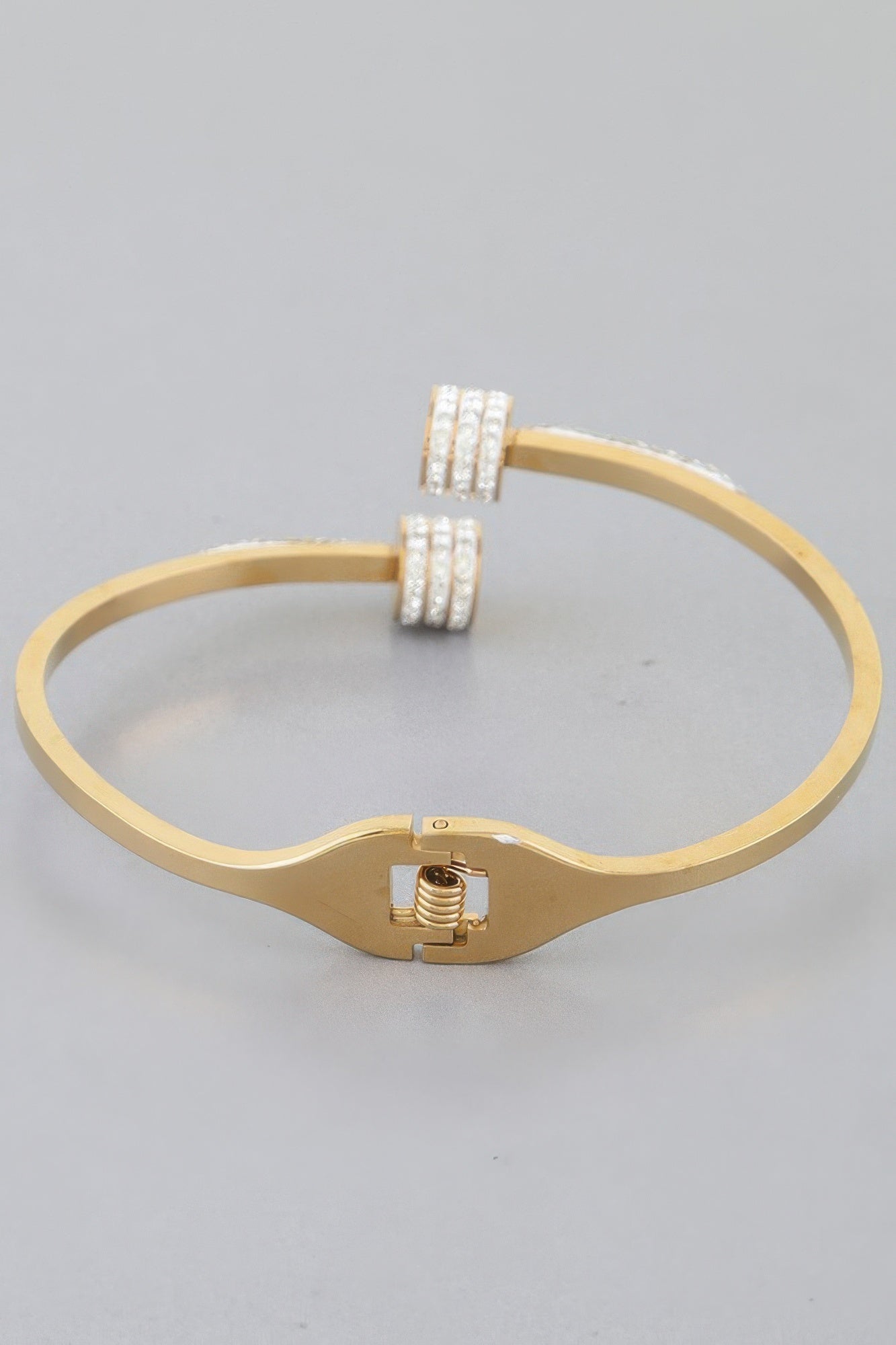 Twin Bejeweled Nail Wrap Bracelet