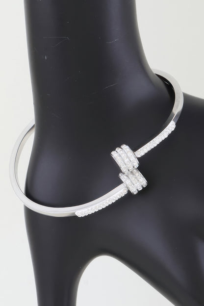 Twin Bejeweled Nail Wrap Bracelet