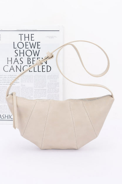 Faux Leather Croissant Bag