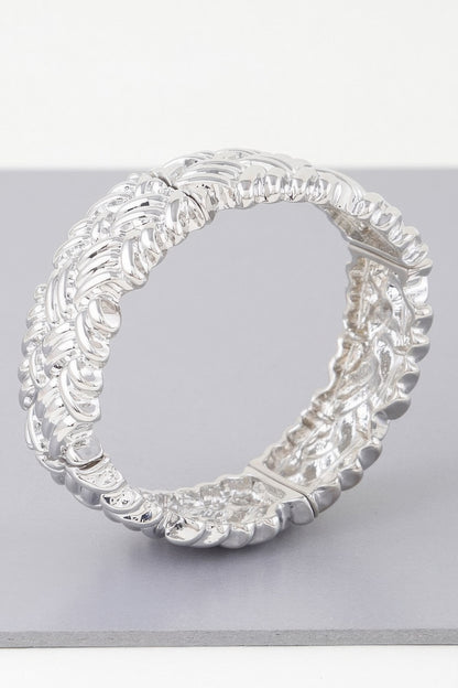 Cross Hatch Cuff Bracelet