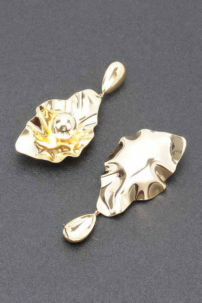 Gold Plated Metal Earring