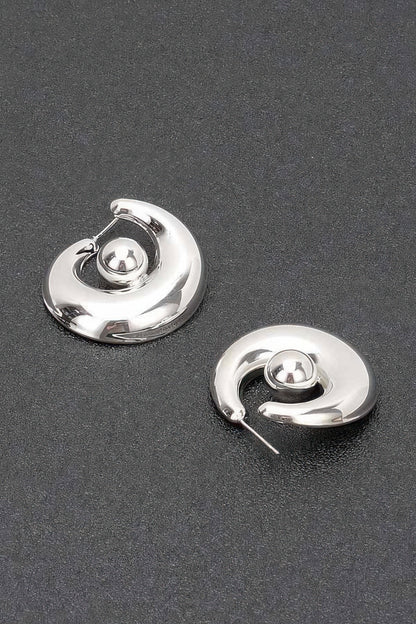 Gold Plated Metal Earring