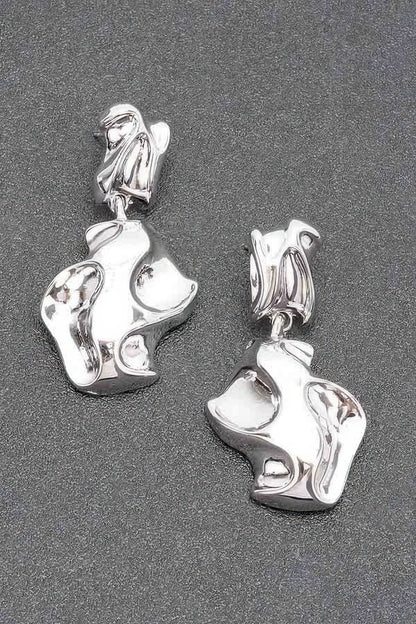 Gold Plated Metal Earring