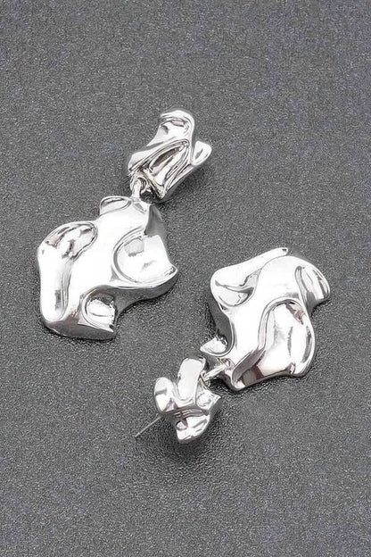 Gold Plated Metal Earring