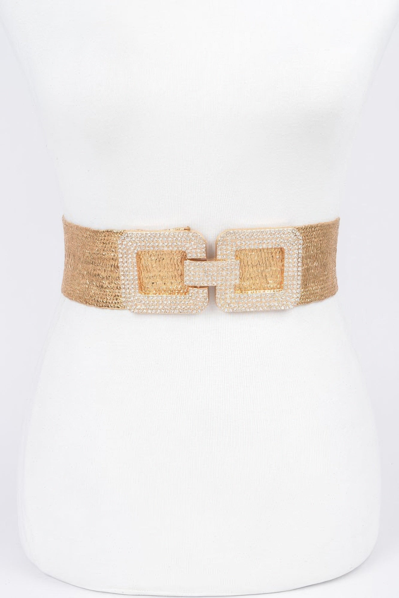 Rhinestone Elastic Belt
