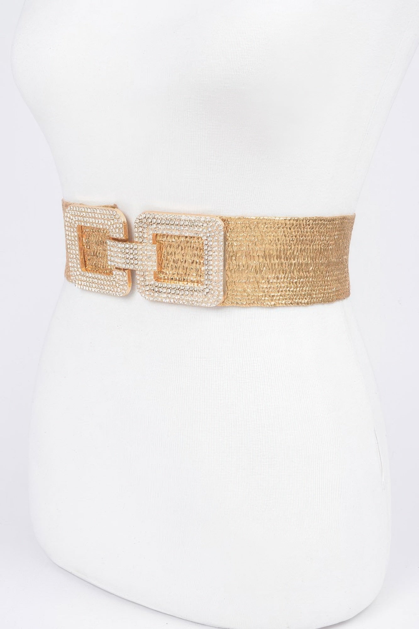 Rhinestone Elastic Belt