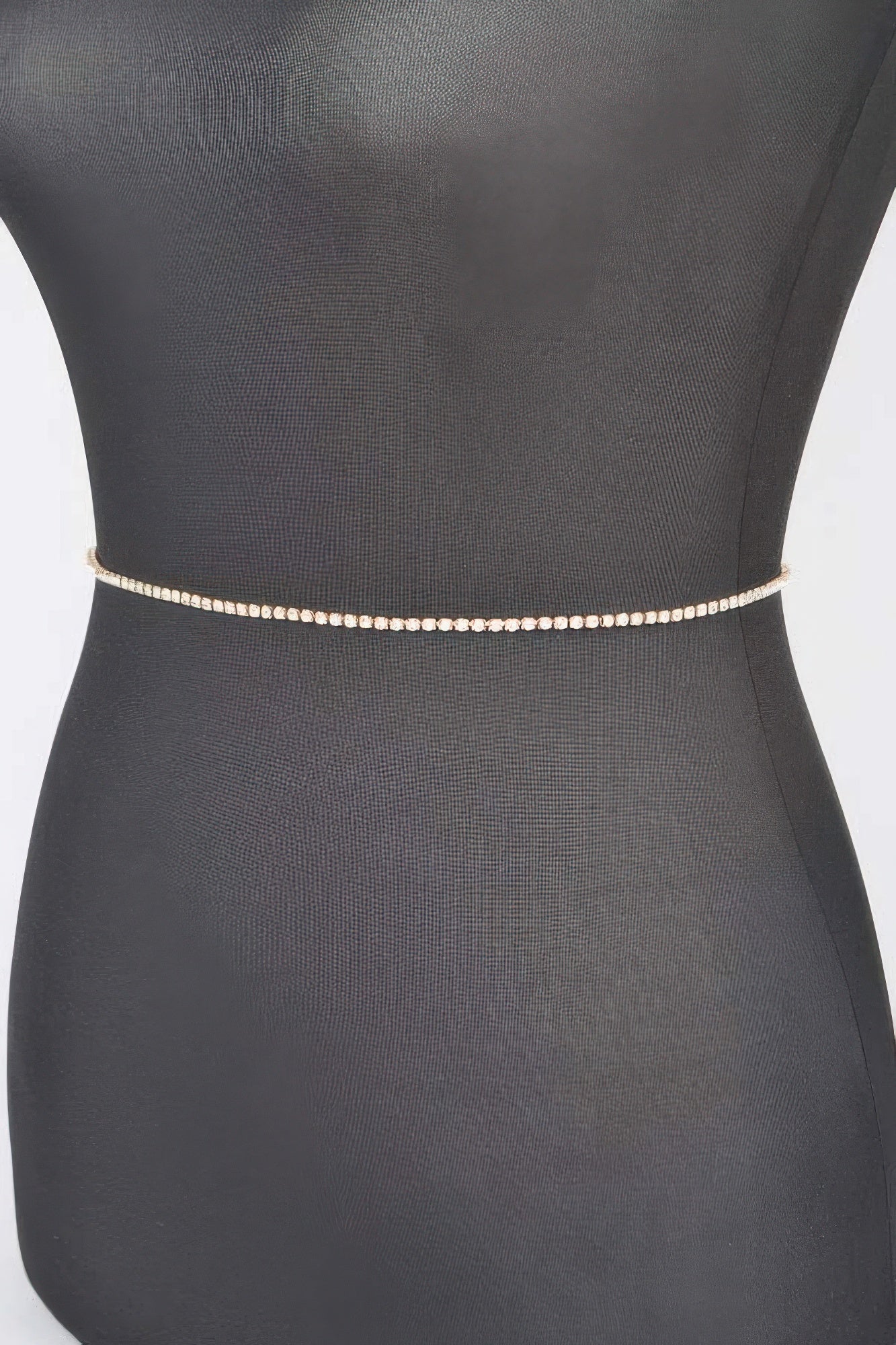 Rhinestone Plus Size Chain Belt