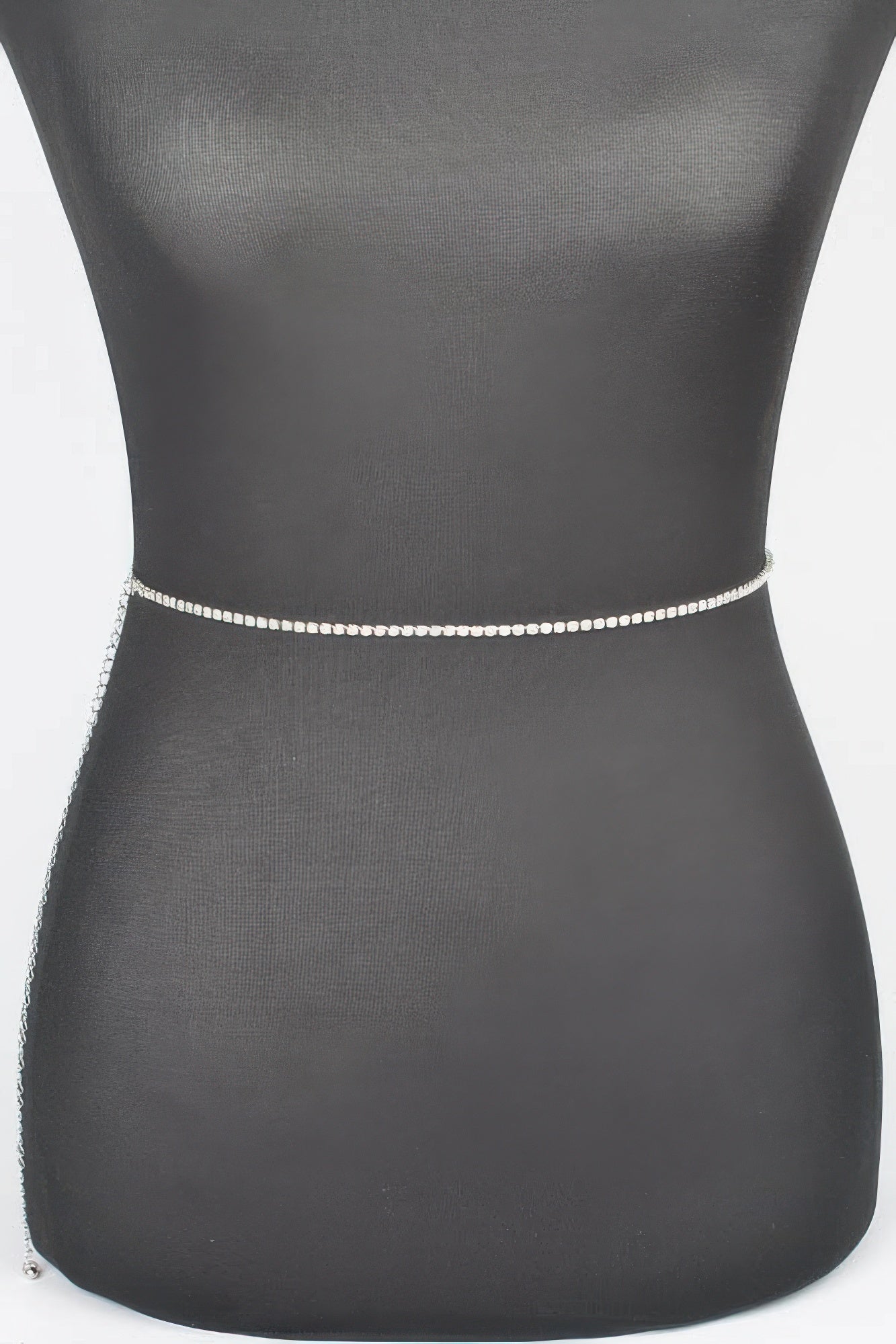 Rhinestone Plus Size Chain Belt