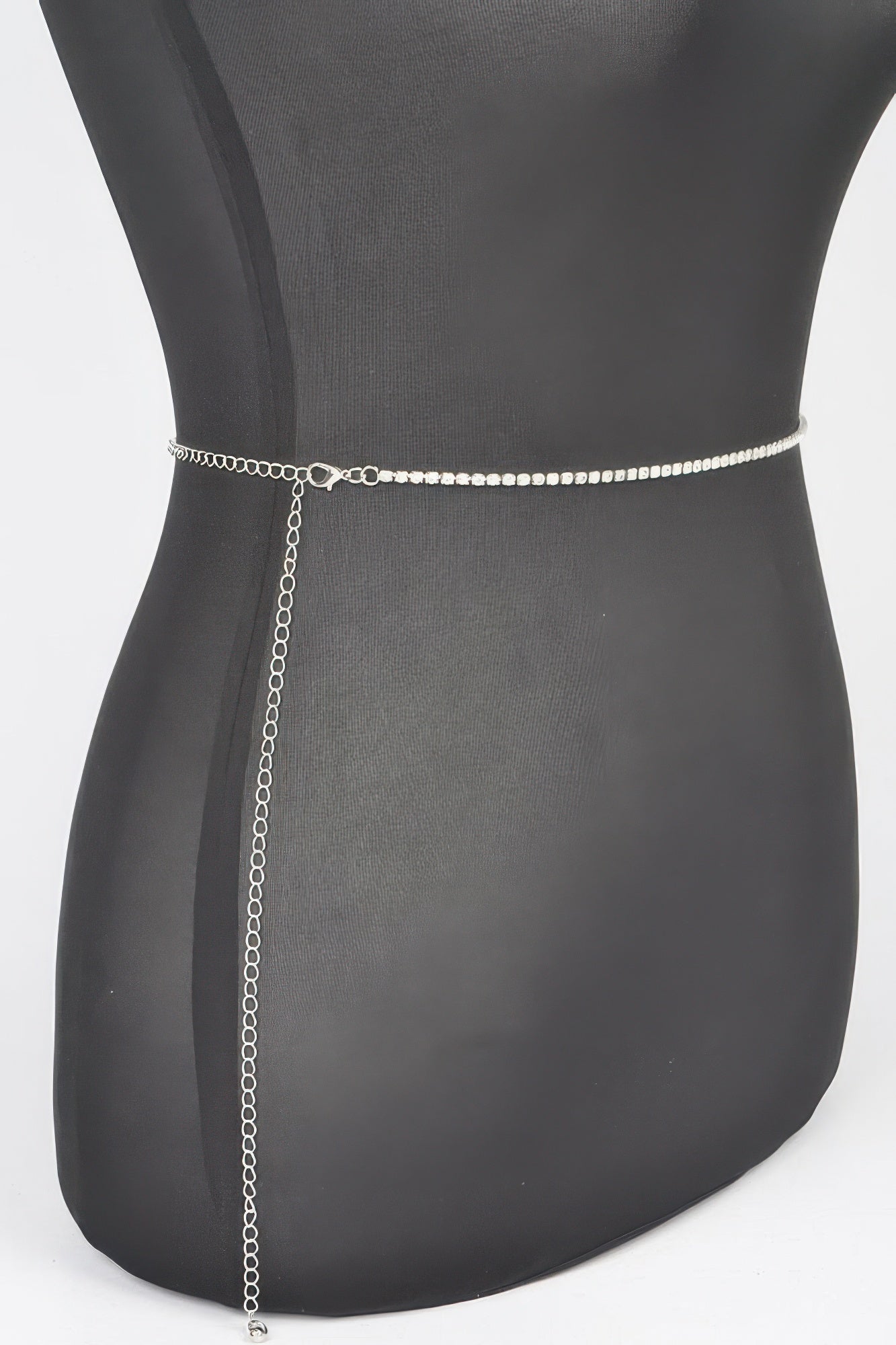 Rhinestone Plus Size Chain Belt