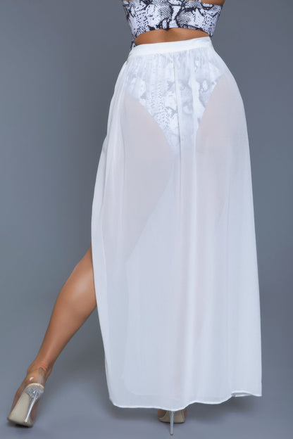 Rhea Skirt White