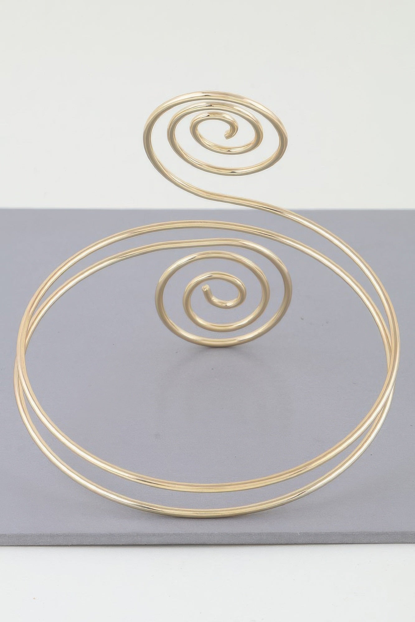 Twin Spiral Loop Arm Cuff